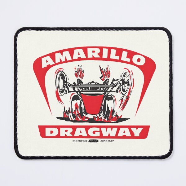 Item preview, 1960s Amarillo Dragway emblem designed and sold by retropetrol.