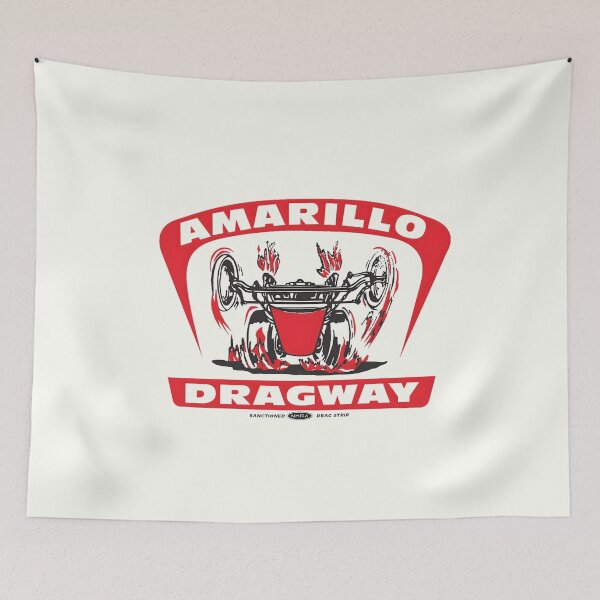 Item preview, 1960s Amarillo Dragway emblem designed and sold by retropetrol.