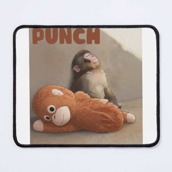 Item preview, Viral Punch Monkey Zen Moment Funny Meme Illustration designed and sold by PixelWaveBD.