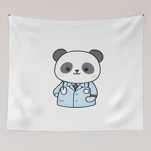 Item preview, Cute Doctor - Kawaii Medical Panda Bear designed and sold by Trendora90.
