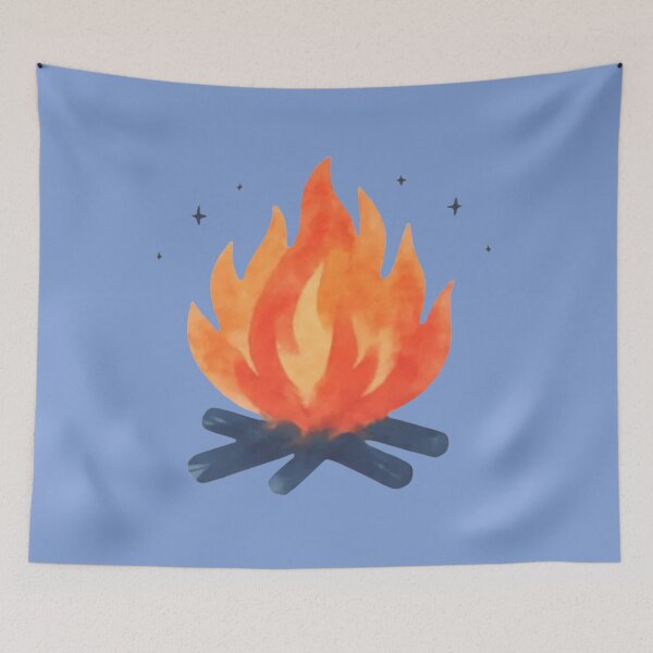 Item preview, Cozy Magical Campfire Glow designed and sold by mossandmyth1984.