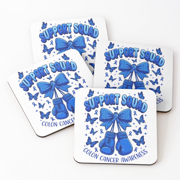 Item preview, Support Squad Colon Cancer Awareness Fight Strong Warrior Supporter designed and sold by SofenArt.