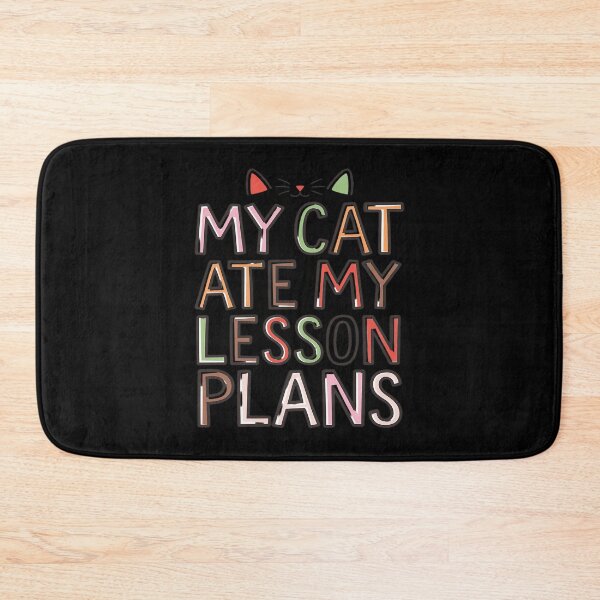 Item preview, My Cat Ate My Lesson Plans Teacher Sarcastic  designed and sold by joyouartArt.