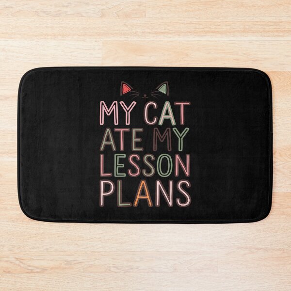 Item preview, My Cat Ate My Lesson Plans Teacher Sarcastic  designed and sold by joyouartArt.