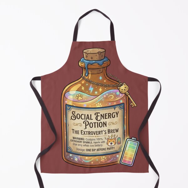 Item preview, The Introvert's Social Energy Potion designed and sold by MythoWorldddd.