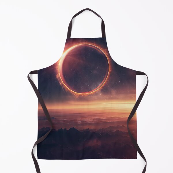 Item preview, Solar Eclipse Hanging Above a Calm Planet designed and sold by QuantumDrift.