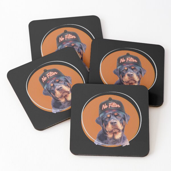 Item preview, No Filter Rottweiler – Funny Dog Attitude Design designed and sold by Aquarius-club.
