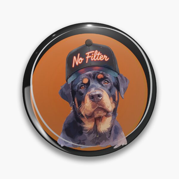 Item preview, No Filter Rottweiler – Funny Dog Attitude Design designed and sold by Aquarius-club.