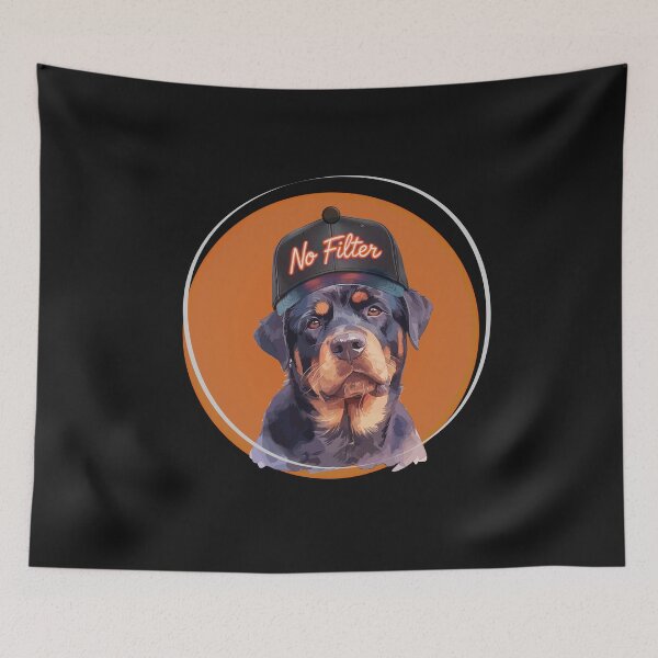 Item preview, No Filter Rottweiler – Funny Dog Attitude Design designed and sold by Aquarius-club.