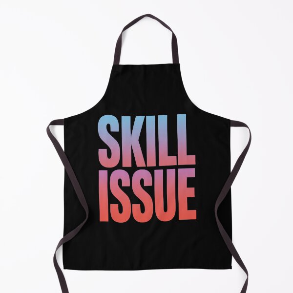 Item preview, Skill Issue Funny Gaming Meme Gradient Typography Design designed and sold by Katzpy.
