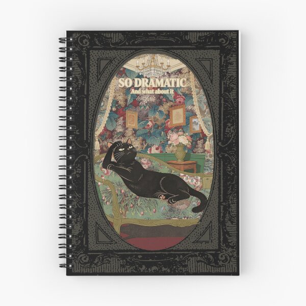 Item preview, So Dramatic And What About It Black Cat Funny Quote Vintage Victorian Cottagecore designed and sold by TOTO GUYANA.