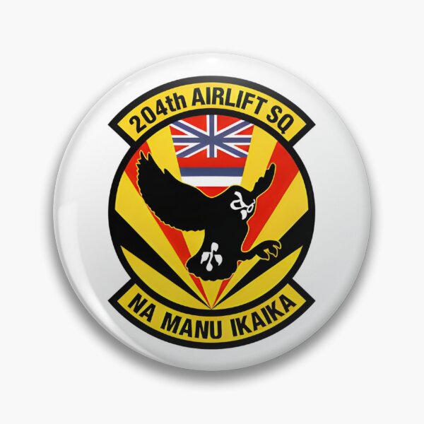 Item preview, 204th Airlift Squadron Na Manu Ikaika Emblem designed and sold by CharlieDesings.
