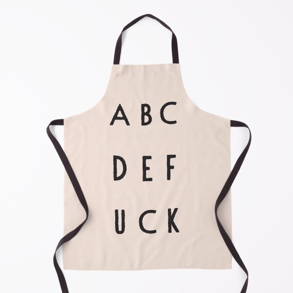 Item preview, ABC DEF UCK Minimalist Typography Illustration designed and sold by Kunst&Kontrast.