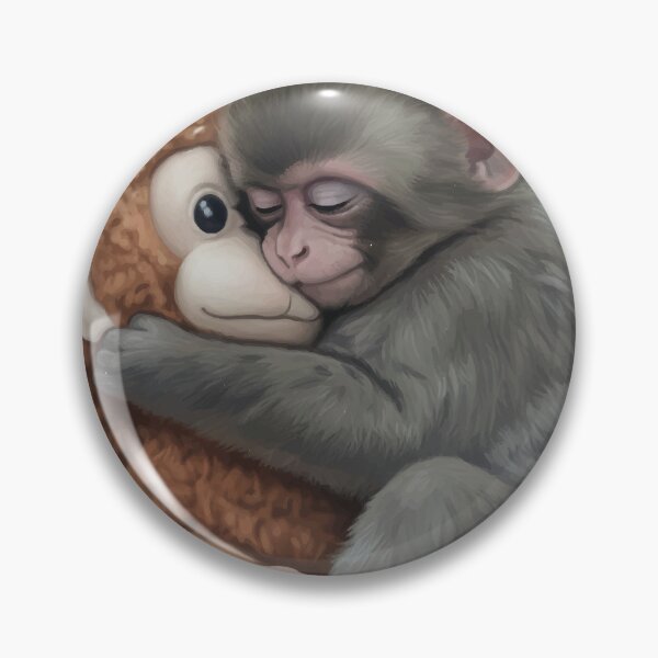 Item preview, Viral Monkey Peaceful Hug with Orangutan Plushie Meme designed and sold by PixelWaveBD.