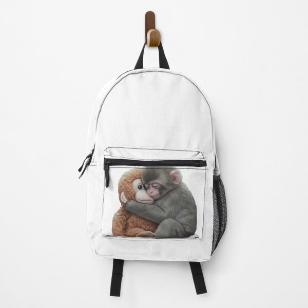 Item preview, Viral Monkey Peaceful Hug with Orangutan Plushie Meme designed and sold by PixelWaveBD.