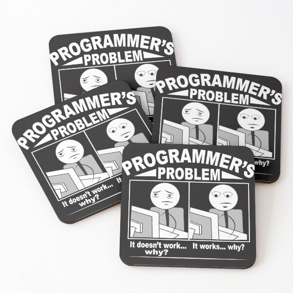 Item preview, Stressed Programmer Pair Programming Tech Humor designed and sold by Zenith Design.