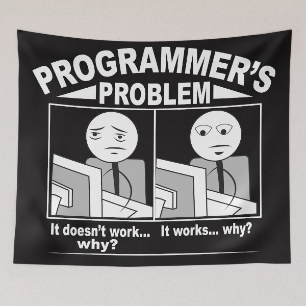 Item preview, Stressed Programmer Pair Programming Tech Humor designed and sold by Zenith Design.