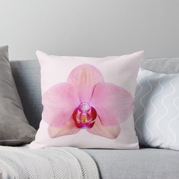 Item preview, pink pastel orchid flower sticker designed and sold by inainart.