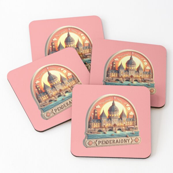 Item preview,  Ontario Old Place East Glow – Bridge & Dome 3D Cute Landmark Label designed and sold by PaintMeWorld.