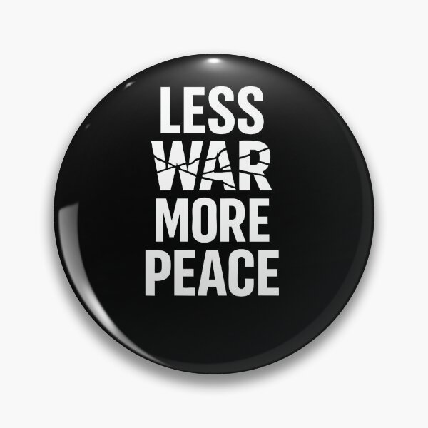 Item preview, Less War More Peace Shirt – Minimal Peace Typography Graphic Tee designed and sold by quietvisualsco.