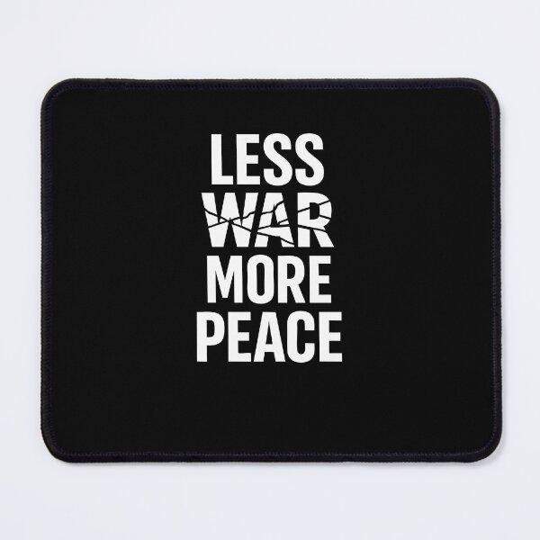 Item preview, Less War More Peace Shirt – Minimal Peace Typography Graphic Tee designed and sold by quietvisualsco.