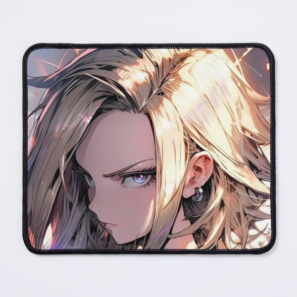 Item preview, Cyberpunk Blaze – Fierce Anime Girl with Neon Fire designed and sold by Dyan4.