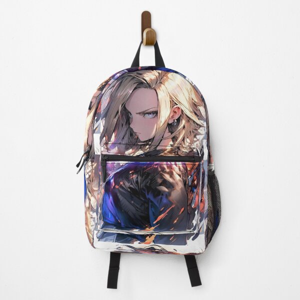 Item preview, Cyberpunk Blaze – Fierce Anime Girl with Neon Fire designed and sold by Dyan4.