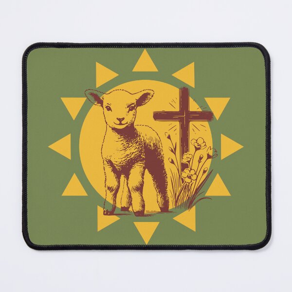 Item preview, Vintage Easter Lamb Christian Design designed and sold by Szpaku desart .