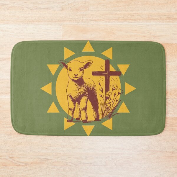 Item preview, Vintage Easter Lamb Christian Design designed and sold by Szpaku desart .