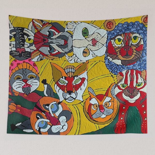 Item preview, The nine lives of a cat designed and sold by Gluecknika.