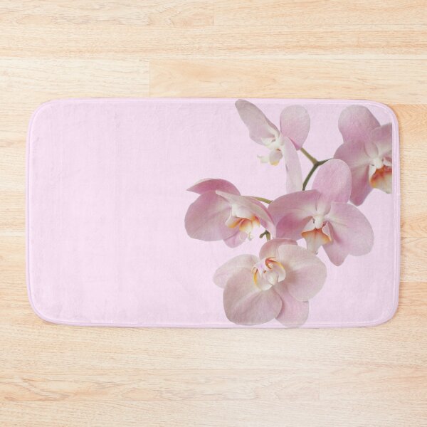 Item preview, pink orchid on stem flower sticker  designed and sold by inainart.