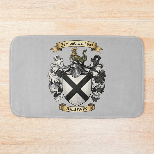 Item preview, The Baldwin Family Coat of Arms designed and sold by BagTown Clans.