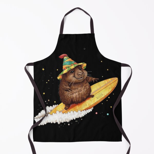 Item preview, Cute Surfing Wombat Cartoon Illustration designed and sold by PMTaurus.