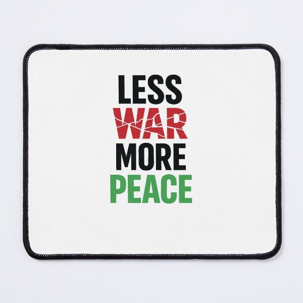 Item preview, Less War More Peace Shirt – Minimal Peace Typography Graphic Tee designed and sold by quietvisualsco.