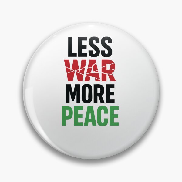 Item preview, Less War More Peace Shirt – Minimal Peace Typography Graphic Tee designed and sold by quietvisualsco.