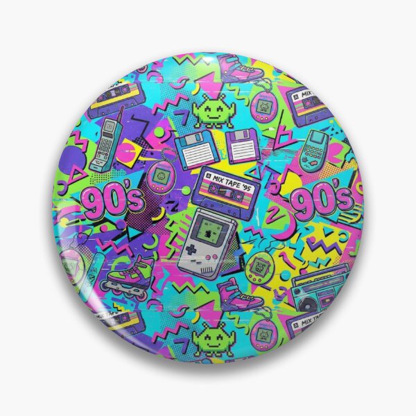 Item preview, 90s Retro Mixed Pattern designed and sold by HeyyItsNikki.