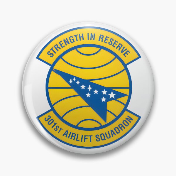 Item preview, Official Emblem of the 301st Airlift Squadron "Strength in Reserve" designed and sold by CharlieDesings.