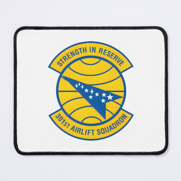 Item preview, Official Emblem of the 301st Airlift Squadron "Strength in Reserve" designed and sold by CharlieDesings.