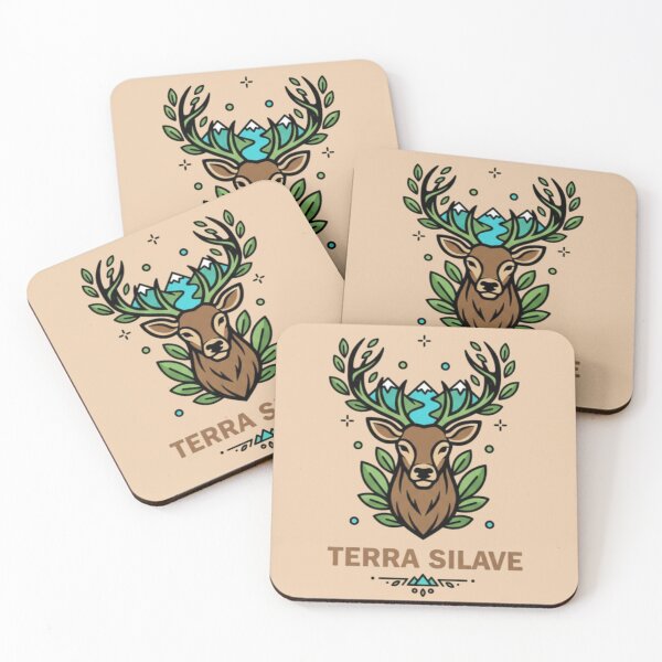Item preview, Terra Silave – Wilderness Deer Emblem designed and sold by Dogandesighn.