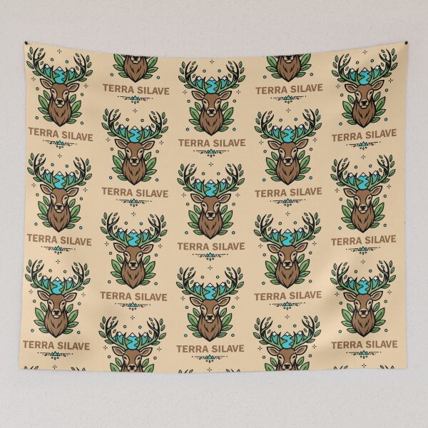 Item preview, Terra Silave – Wilderness Deer Emblem designed and sold by Dogandesighn.
