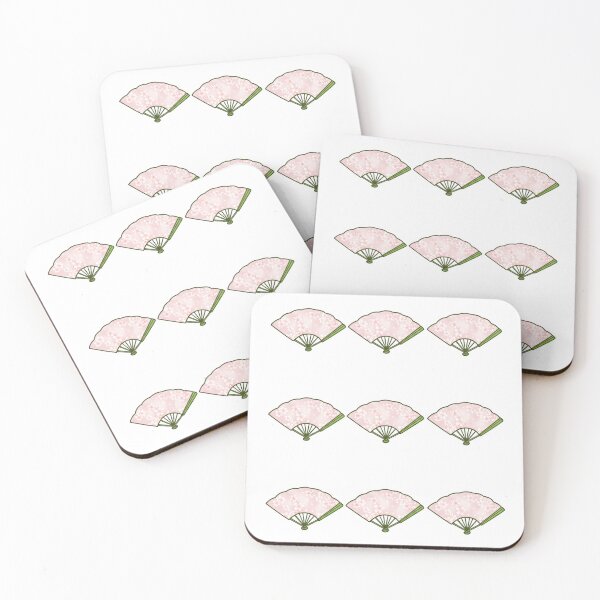 Item preview, Simple Japanese Logo - Three Folding Fans / Sensu (sakura version) designed and sold by Studio-MiMi.