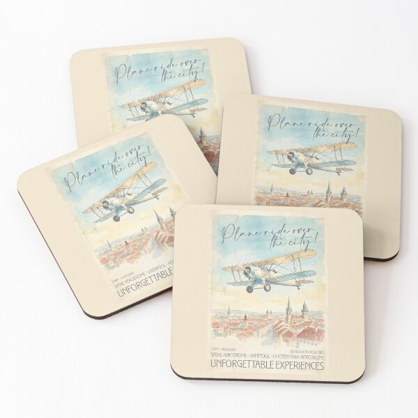 Item preview, Vintage Watercolor Aviation Poster designed and sold by Jeeklsdotcom.