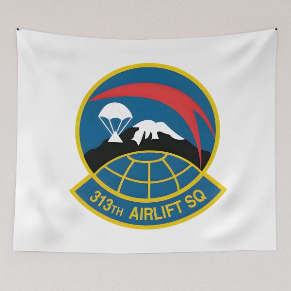 Item preview, Official Emblem of the 313th Airlift Squadron (USAF) designed and sold by CharlieDesings.