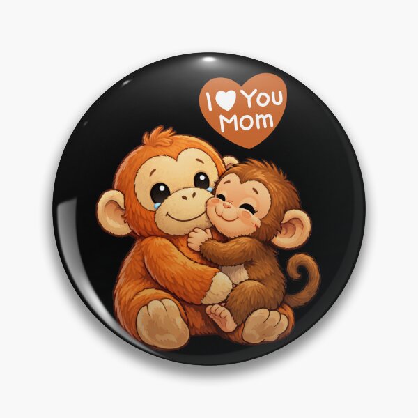 Item preview, Monkey's Orange Mom designed and sold by Aminesnip.