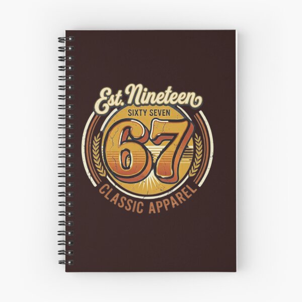 Item preview, Est. Nineteen Sixty Seven 1967 Vintage Retro Classic Apparel T-Shirt | 67 Born Year Graphic Tee designed and sold by 92160057.