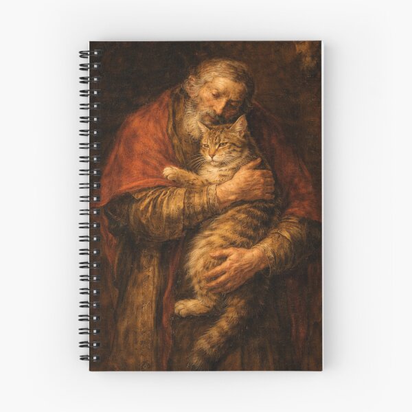 Item preview, The Embrace of the Prodigal Cat designed and sold by Ocelot-T.