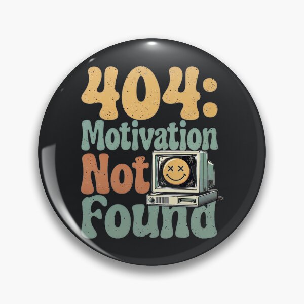 Item preview, 404 Error Humor – Retro Tech Geek Motivation designed and sold by Taans-Creation.