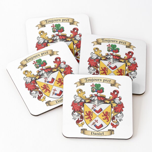 Item preview, The Daniel Family Coat of Arms designed and sold by BagTown Clans.