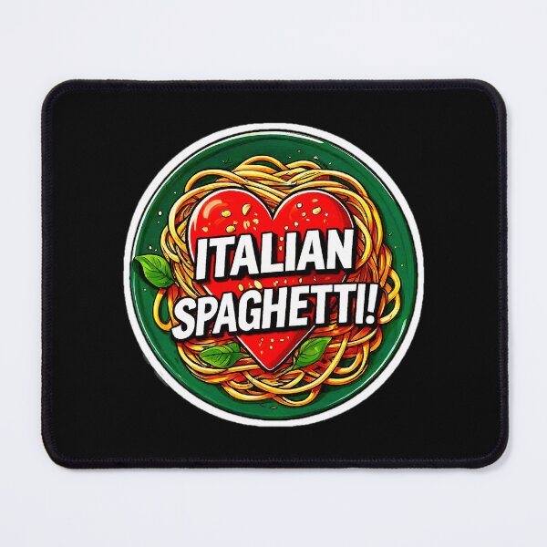 Item preview, A plate of romantic love of ITALIAN SPAGHETTI! designed and sold by Giulivo Store Graphic.