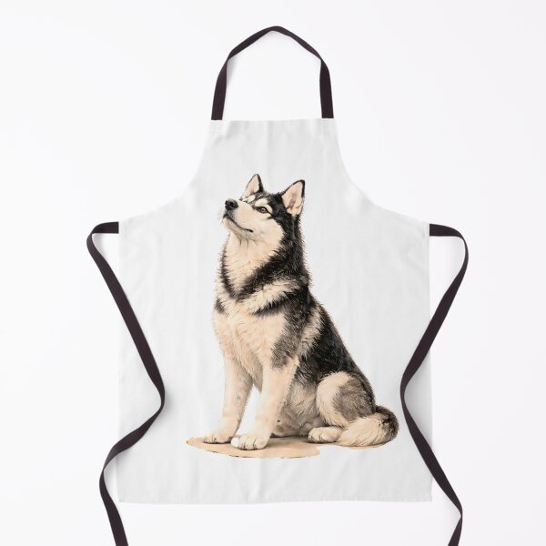 Item preview, Siberian Husky Portrait Art designed and sold by DariaOltes.